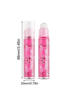 Dragon Ranee Fruity Flavors Rolling Ball Lip Oil, Long Lasting Moisturizing Lip Balm, Roll-On Lip Gloss, Fruity Flavor Glossy Lip Make-up for All Ages, Transparent Lip Gloss, Cherry  - Image 5