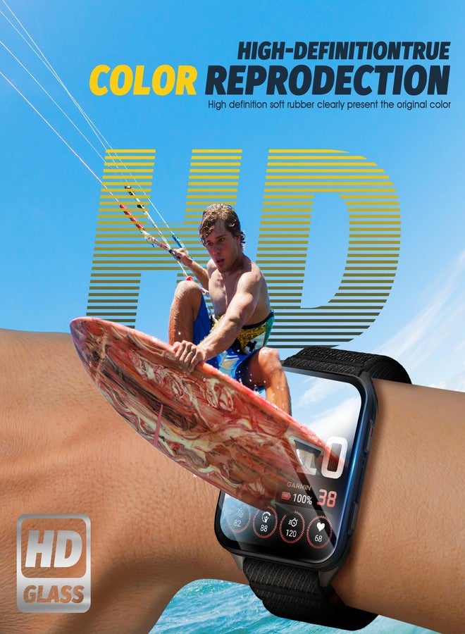 Orzero (4 Pack) Watch Screen Protector Compatible for Garmin Venu X1, PMMA and PET (Not Tempered Glass) Ultra Thin HD Full Coverage Anti-Scratch - Image 5