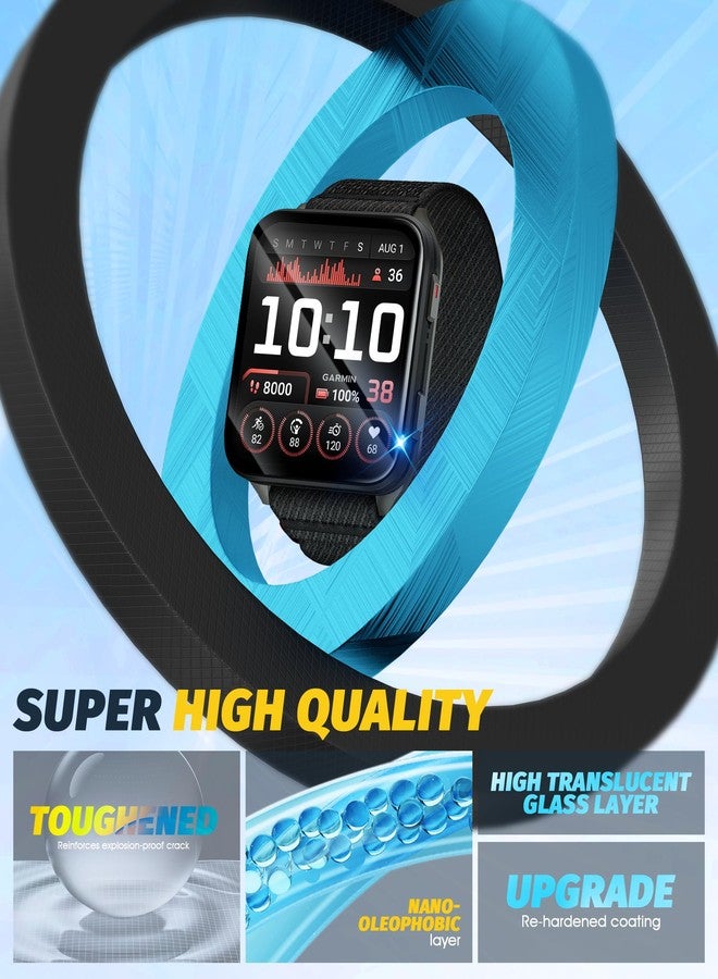 Orzero (4 Pack) Watch Screen Protector Compatible for Garmin Venu X1, PMMA and PET (Not Tempered Glass) Ultra Thin HD Full Coverage Anti-Scratch - Image 2