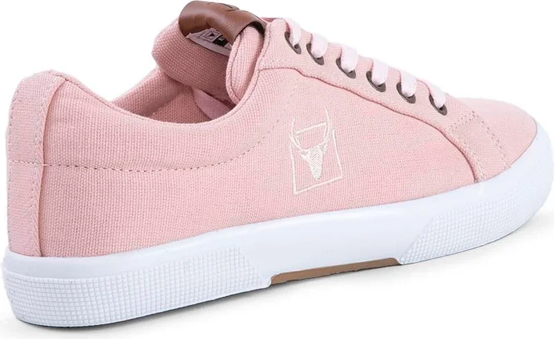 Buckhead 4213 Mayer Powder Pink Summer Linen Comfort Women's Sneaker Sports Shoes V1