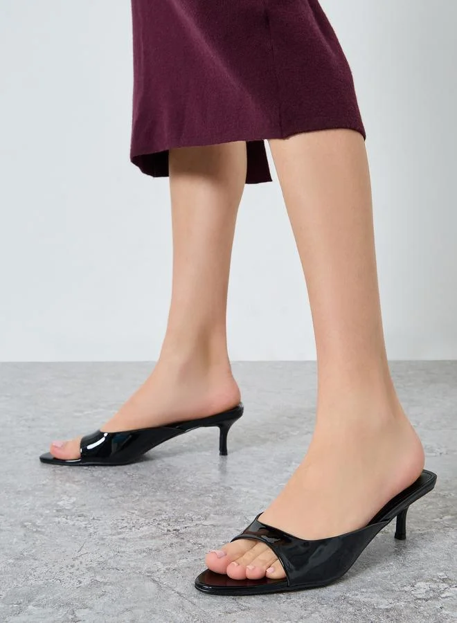 Raid Rubia Peep Toe Mules