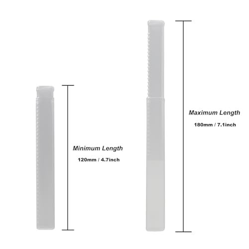 LYECUN 6Pcs Drill Bit Storage Tube, Extendable Drill Bit Organizer, Semi-Transparent Materials for Easy Viewing of Contents. Inner Diameter 12mm - Image 3