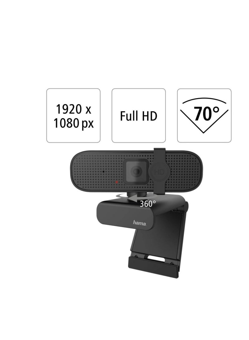 هاما Hama 139991 "C-400" PC Webcam, 1080 p - Image 2
