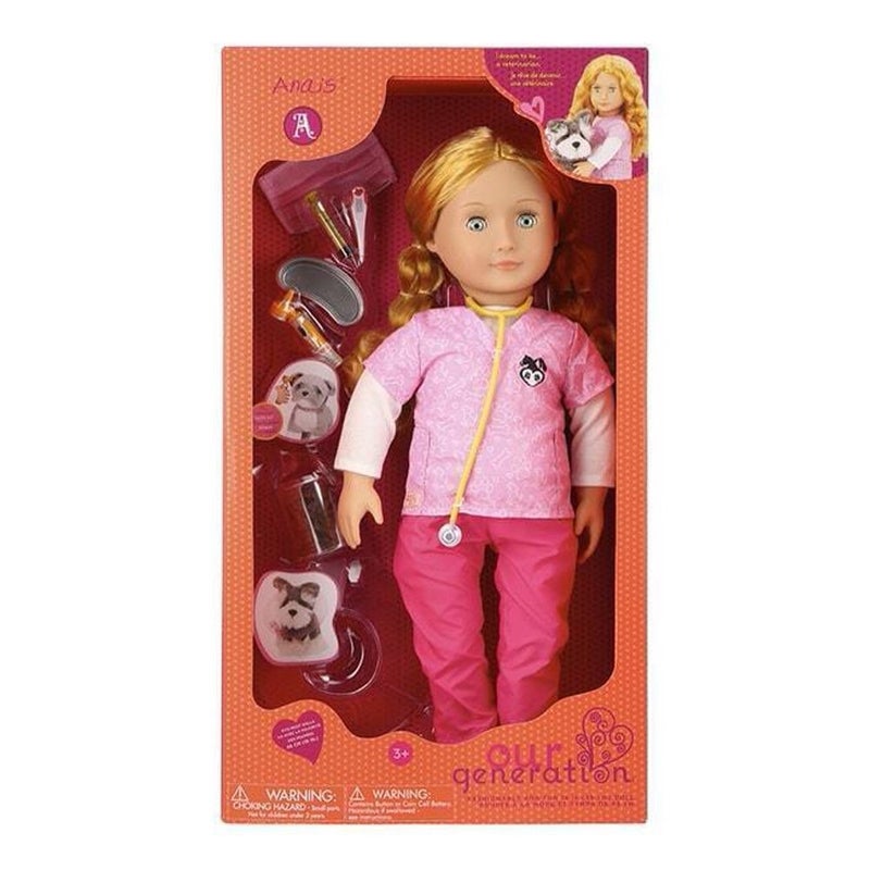 Our Generation - Anais Vet Doll 18 Inch - BD31157Z - Image 1