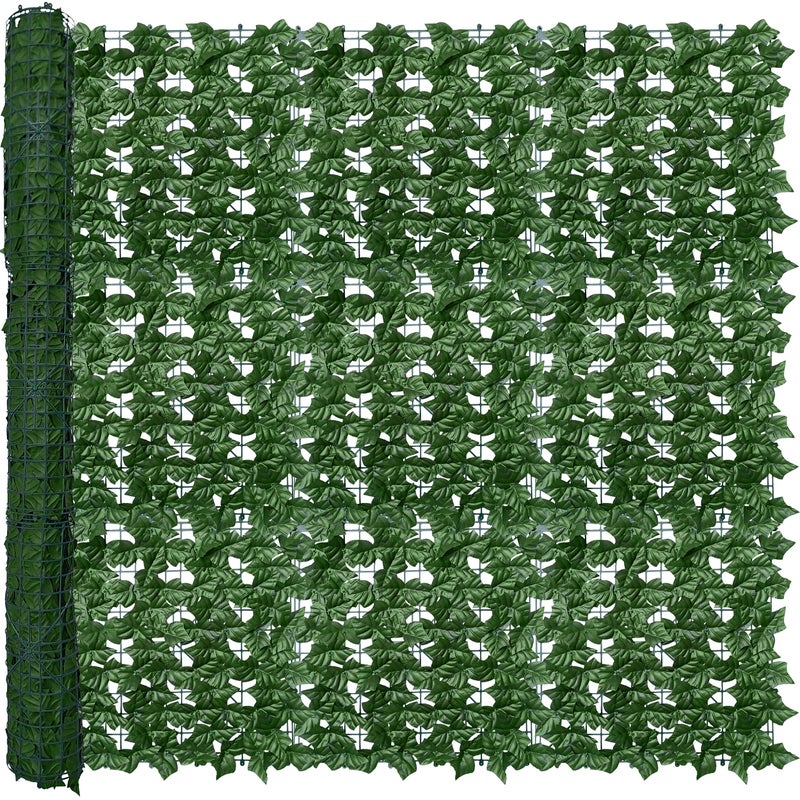 ODTORY Artificial Ivy Privacy Fence Wall Screen,60X120 in UV-Anti Faux Greenery Backdrop Ivy Vine Leaf Hedges Fence Panels for Patio, Balcony, Garden, Backyard Indoor Outdoor Green Wall Decor - Image 1