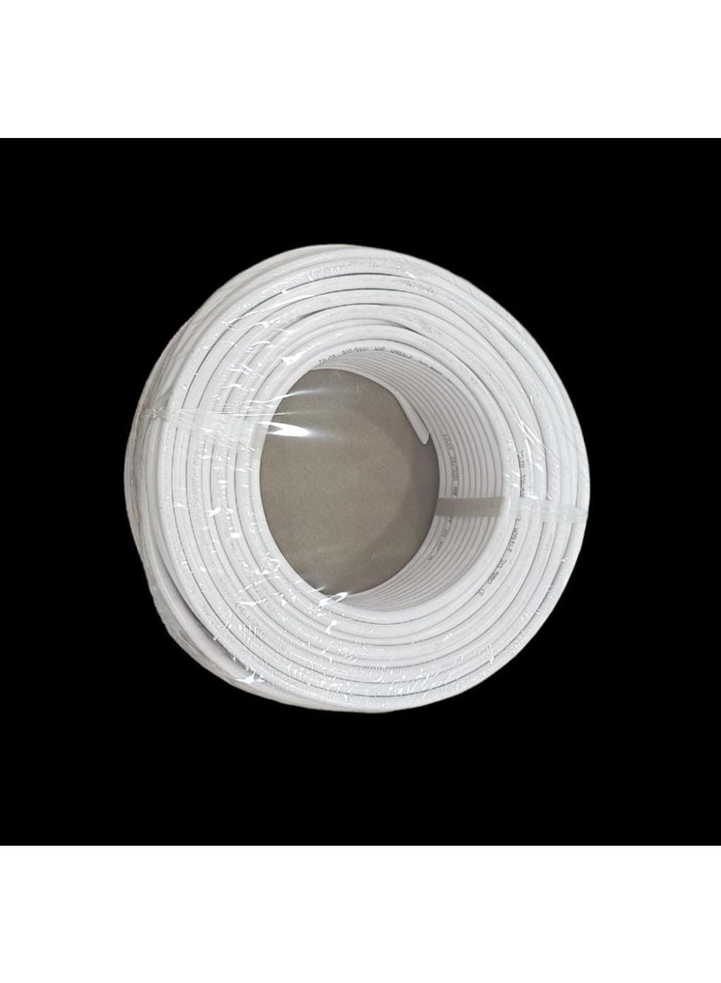 ZILCO 1.5mm 3 Core PVC Flexible Cable – White (50 Yard Roll) Durable. Flexible. Safe. Trusted by Professionals. - Image 4