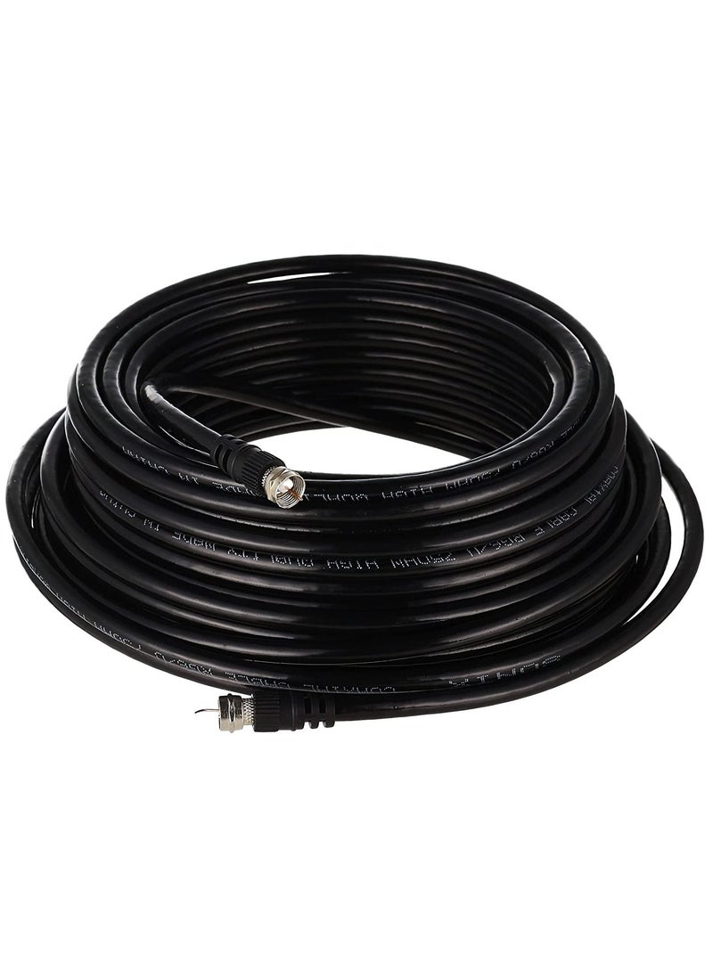Wire Satellite Cable, 12 mm 30yd - Black