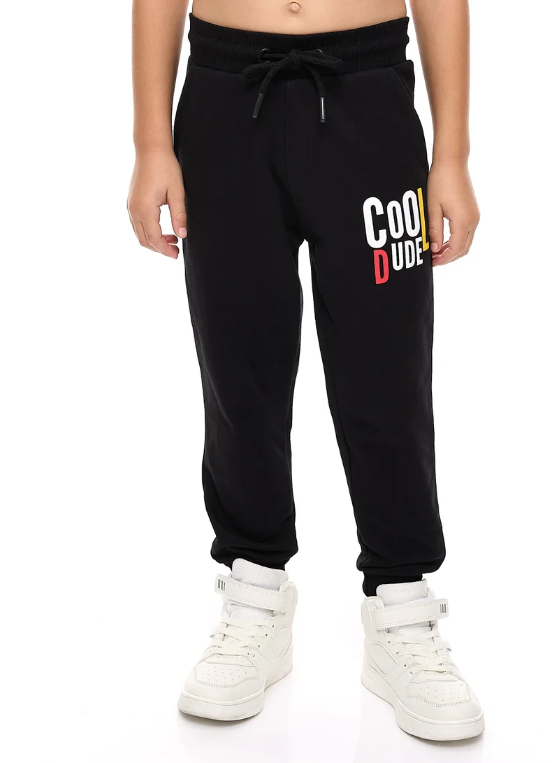 victor and jane Boys' 2-Piece Sweatshirt and Jogger Set (2 -8 yrs) Dark Grey -Black