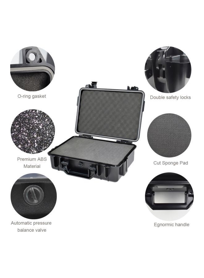 NIBEMINENT Water Resistant Equipment Storage Box 21x9x17centimeter - Image 3