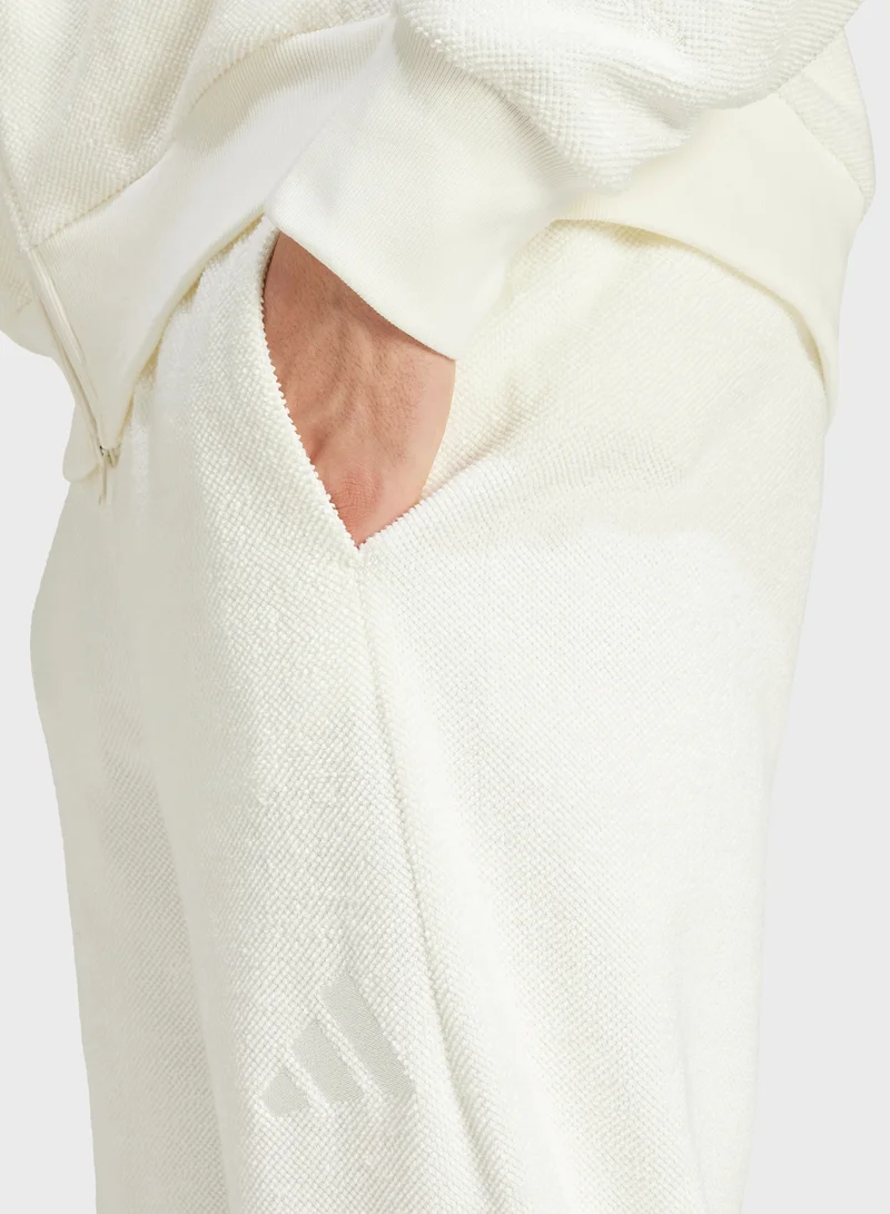 اديداس سروال رياضي تيري بحلقة مرتفع لجميع المواسم