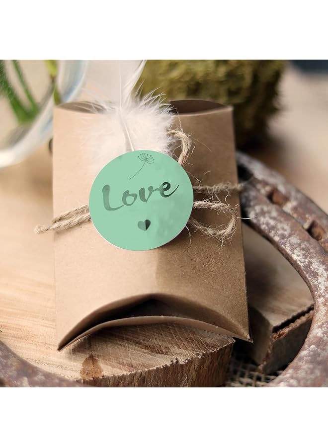 إيروريكس ملصقات حرارية خضراء مقاس 2 بوصة من الفينيل ذاتية اللصق ملصقات دائرية مقاومة للماء لطابعات العناوين التجارية والرموز الشريطية بتصميم DIY 500 قطعة - Image 4