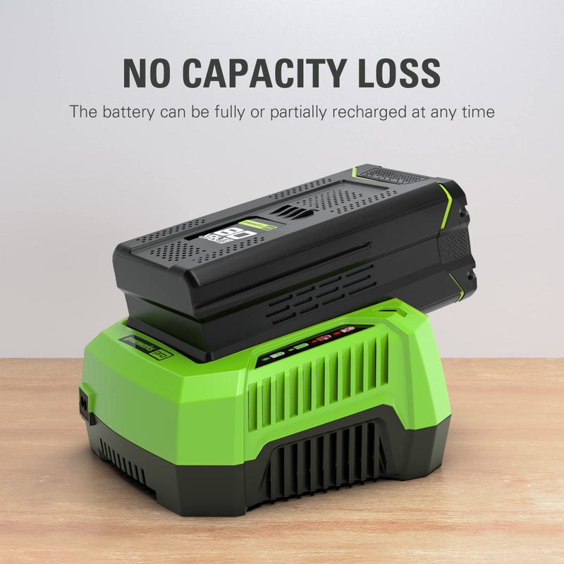 Greenworks Pro 80V 4.0Ah Lithium-Ion Battery ((Genuine Greenworks Battery / 75+ Compatible Tools) - Image 5