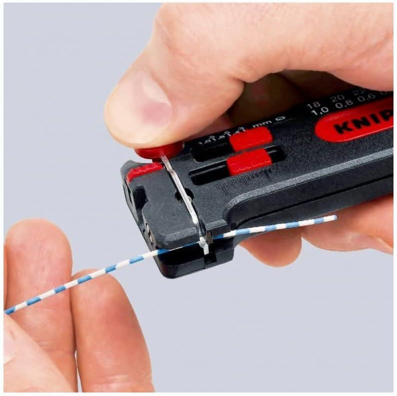 KNIPEX Mini Wire Stripper for 18-28 AWG - Precision Tool for Electrical Projects - Image 4