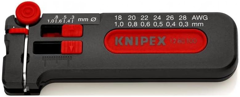 KNIPEX Mini Wire Stripper for 18-28 AWG - Precision Tool for Electrical Projects - Image 1