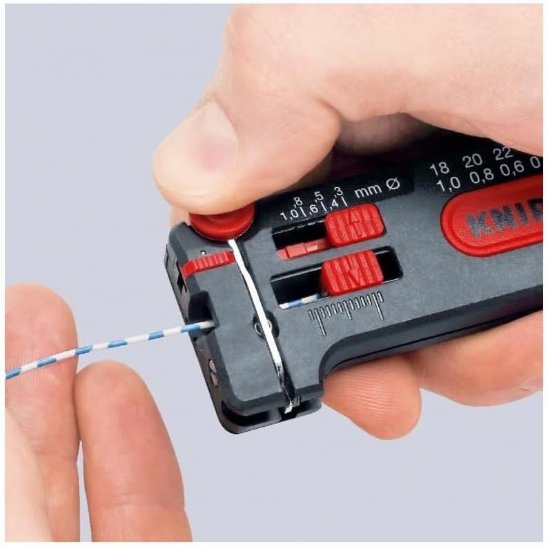 KNIPEX Mini Wire Stripper for 18-28 AWG - Precision Tool for Electrical Projects - Image 3