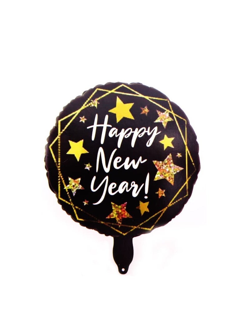 بارتي فن سنة جديدة سعيدة بالون احباط 1 قطعة / بطاقة - Image 1