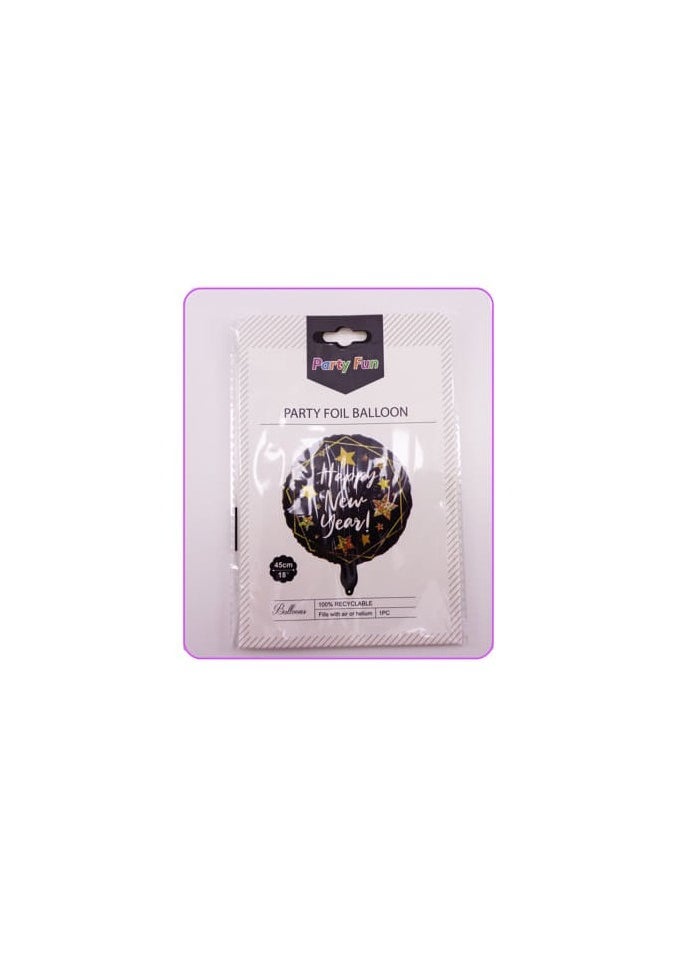بارتي فن سنة جديدة سعيدة بالون احباط 1 قطعة / بطاقة - Image 2