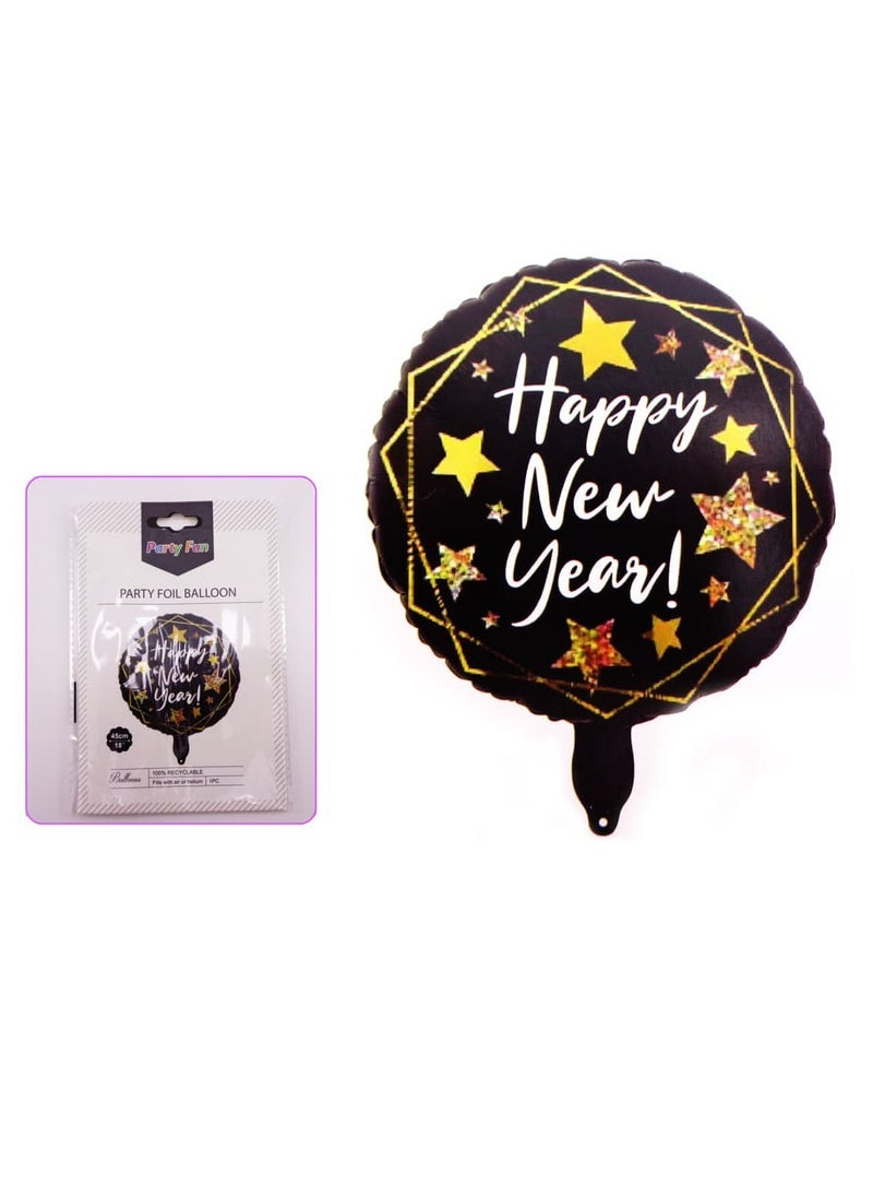 بارتي فن سنة جديدة سعيدة بالون احباط 1 قطعة / بطاقة - Image 3