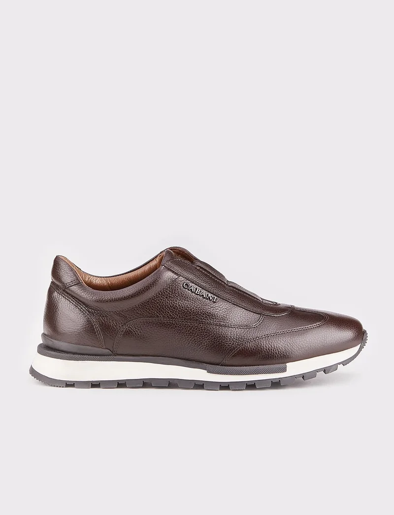 Cabani Leather Brown Men's Sports Shoes