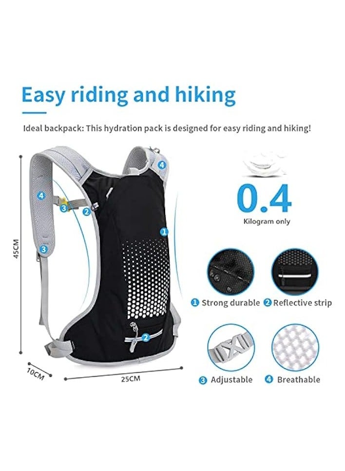 Green Tiger Hydration Backpack,Insulated Hydration Pack Lightweight Water Backpack with 2L Bladder for Running,Cycling,Camping,Hiking - Image 3