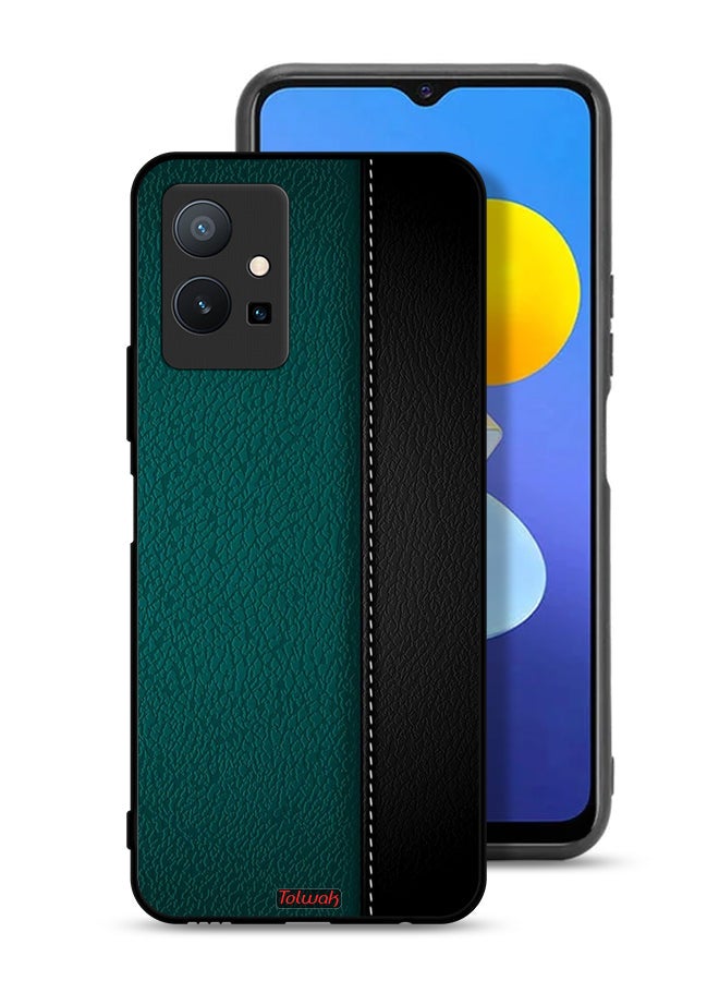 Tolwak Vivo Y75 5G Protective Case Cover Leather Pattern - Image 1