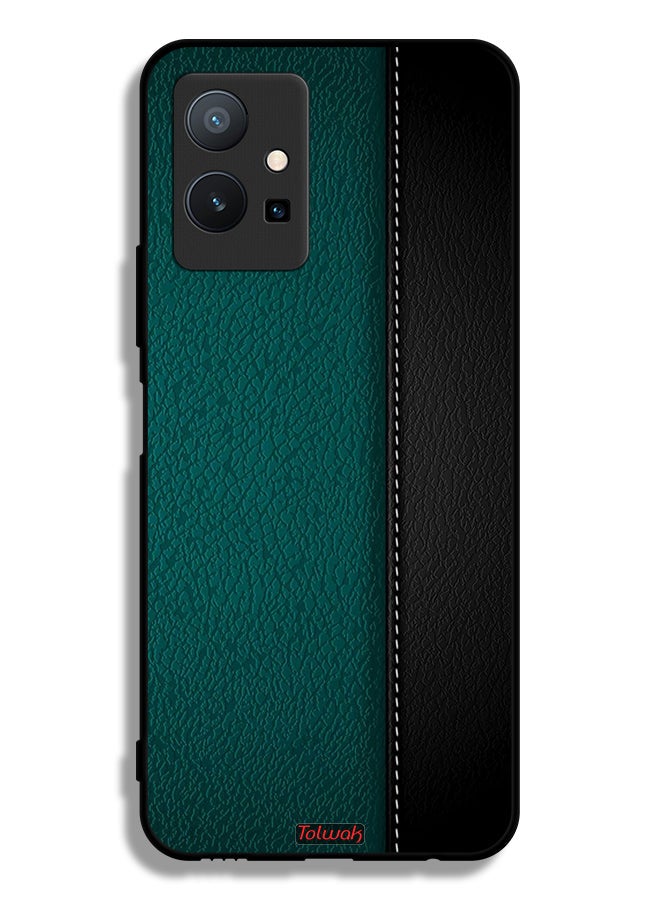 Tolwak Vivo Y75 5G Protective Case Cover Leather Pattern - Image 2