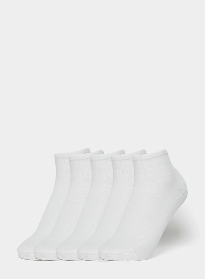 Styli Pack of 5 - Plain Ankle Socks  - Image 1