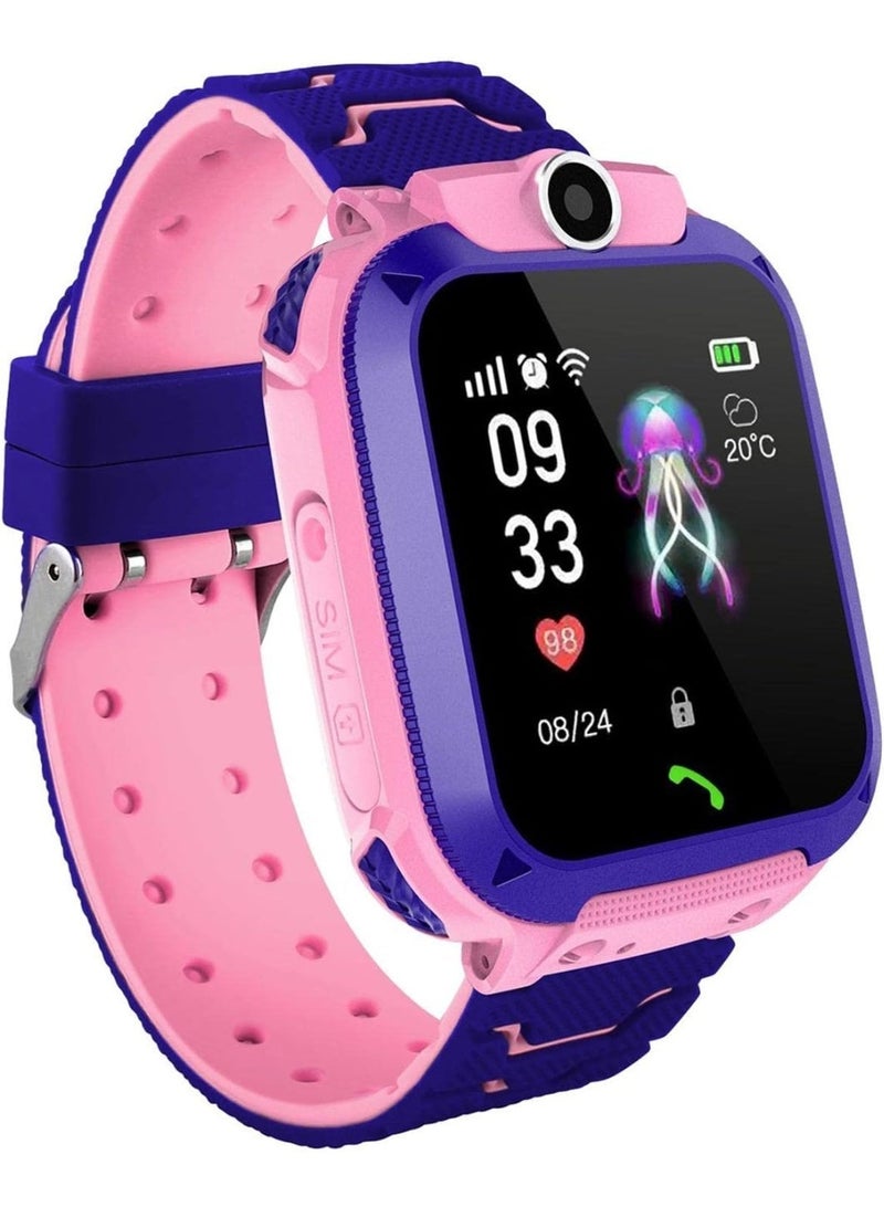 Nabi Watch for Kids for 3-12 Year Kids, Touch Screen,Voice Chat Camera, Long Battery Life, Best Gift for Kids,Smart Watch for Boys & Girls(Pink) - Image 1