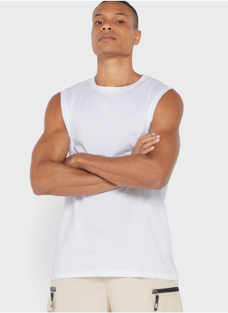 Seventy Five Basics 2 Pack Essential Vests  - Image 2