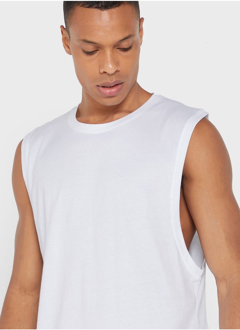Seventy Five Basics 2 Pack Essential Vests  - Image 5