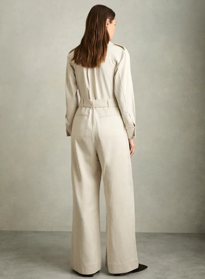 REISS Tencil Utility Jumpsuit