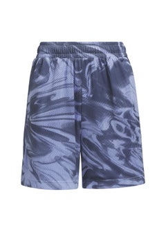 Adidas adidas Slct Aop Short Blue Basketball Shorts 2XS  - Image 1