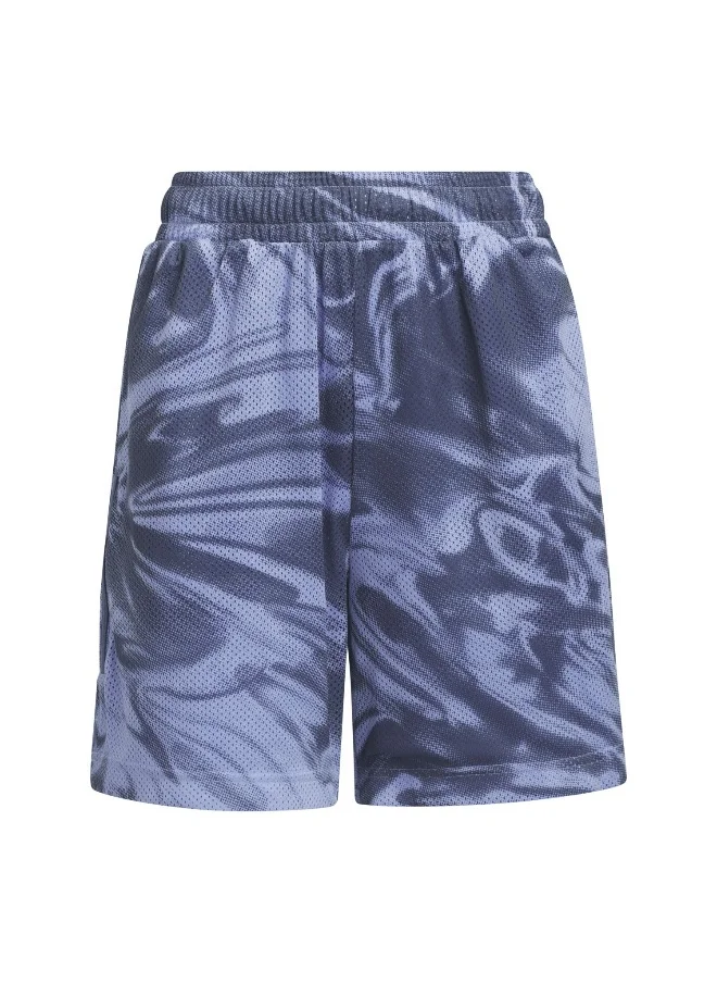 adidas Originals adidas Slct Aop Short Blue Basketball Shorts 2XS