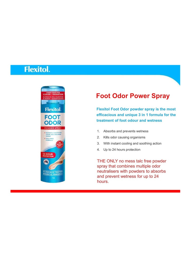 Flexitol Foot Odour Powder Spray 210ml  - Image 2