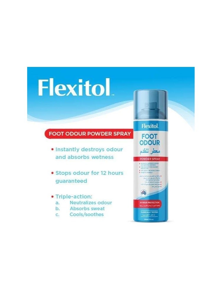 Flexitol Foot Odour Powder Spray 210ml  - Image 3