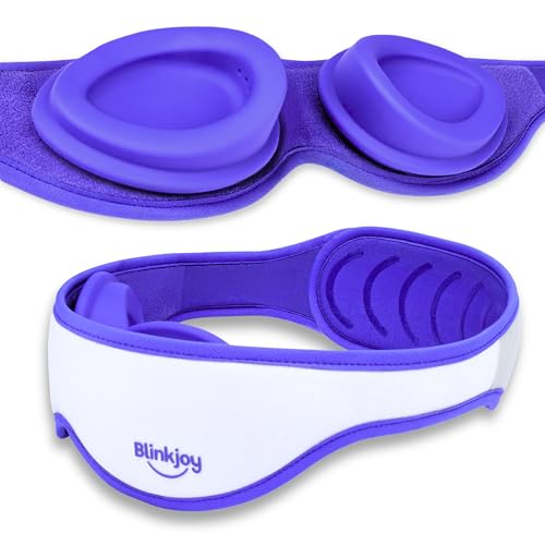 Blinkjoy Hydrating Sleep Mask for Dry Eye Relief MoistureSealing Blackout Eye Mask Protects from Dust Drafts Preserves Eye Drops Ointment Lightweight 2nd Gen - Image 2