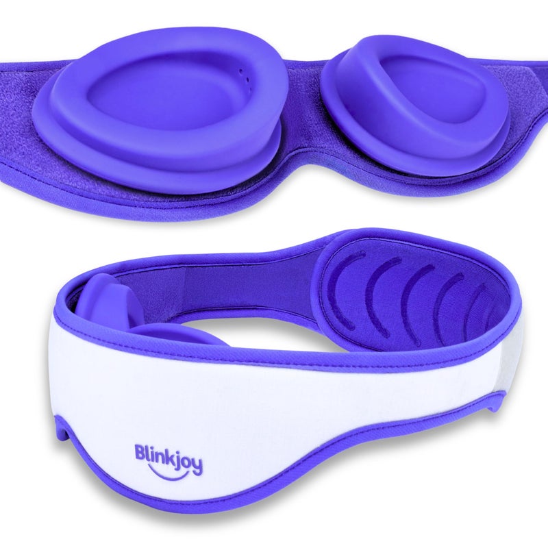 Blinkjoy Hydrating Sleep Mask for Dry Eye Relief MoistureSealing Blackout Eye Mask Protects from Dust Drafts Preserves Eye Drops Ointment Lightweight 2nd Gen - Image 3