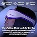 Blinkjoy Hydrating Sleep Mask for Dry Eye Relief MoistureSealing Blackout Eye Mask Protects from Dust Drafts Preserves Eye Drops Ointment Lightweight 2nd Gen - Image 4