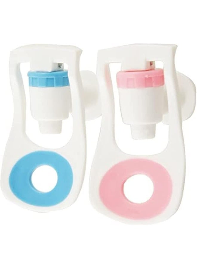 Royal Apex Replacement Water Cooler Faucet 2 Pcs Hot And Cold Internal Thread Push Handle Water Plastic Dispenser Tap - Image 1