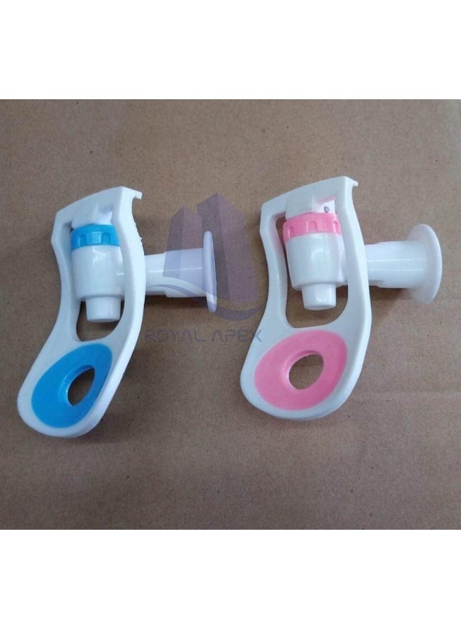 Royal Apex Replacement Water Cooler Faucet 2 Pcs Hot And Cold Internal Thread Push Handle Water Plastic Dispenser Tap - Image 3