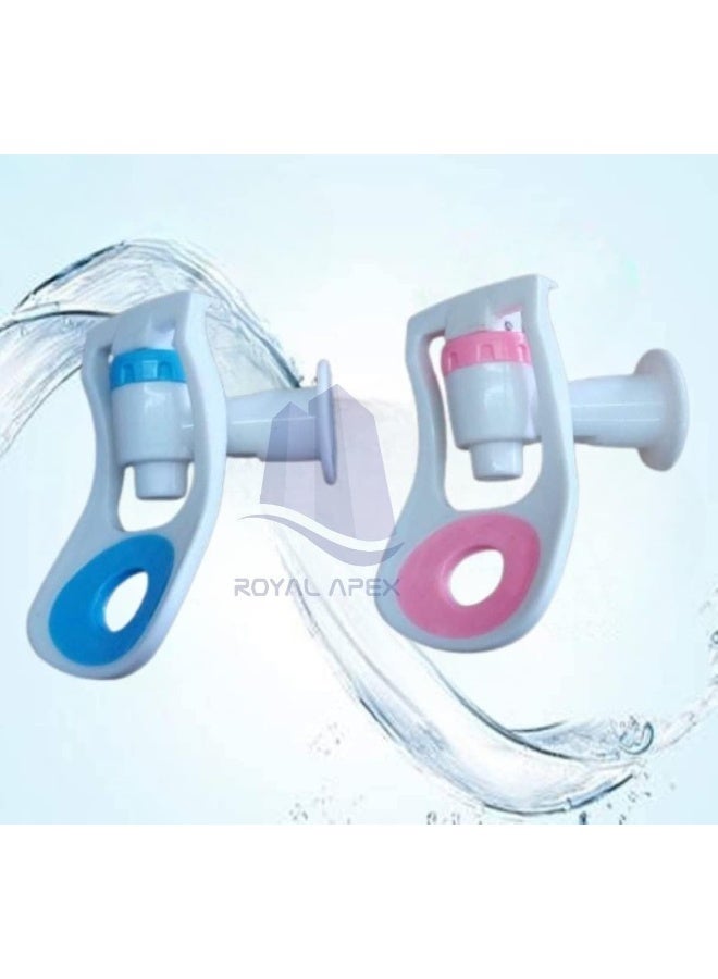 Royal Apex Replacement Water Cooler Faucet 2 Pcs Hot And Cold Internal Thread Push Handle Water Plastic Dispenser Tap - Image 5