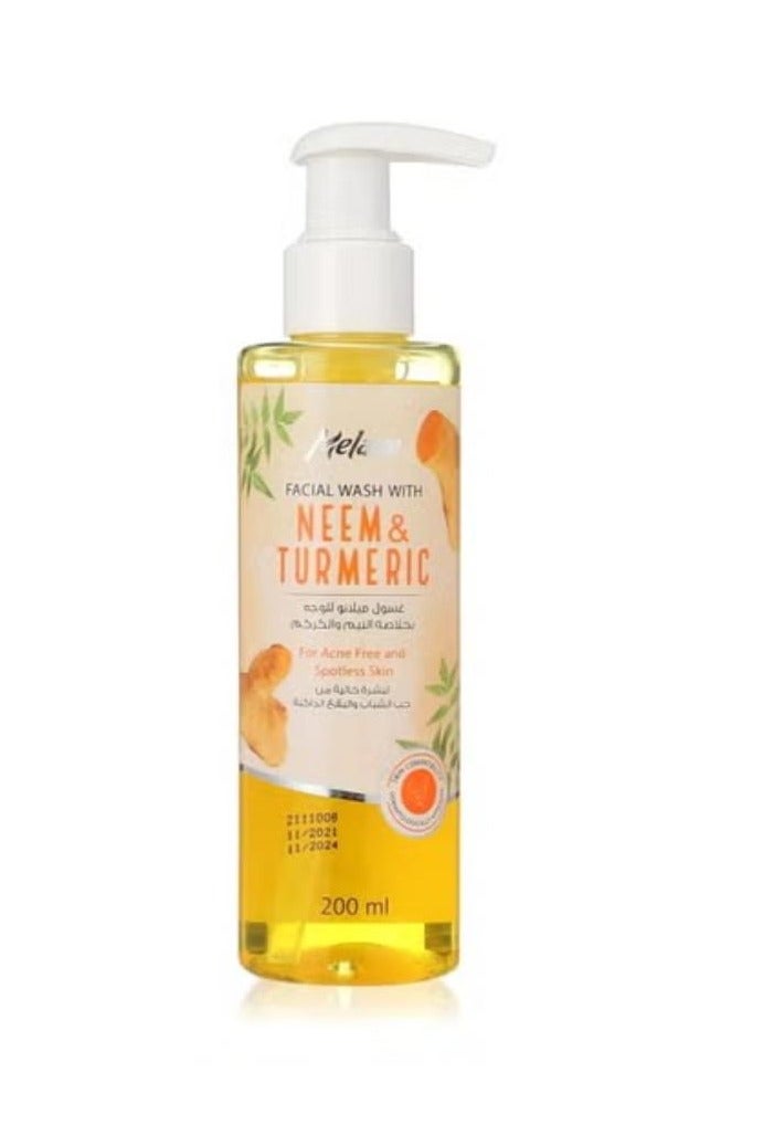 MELANO Facial Wash With Neem Turmeric 200 ML - Image 1