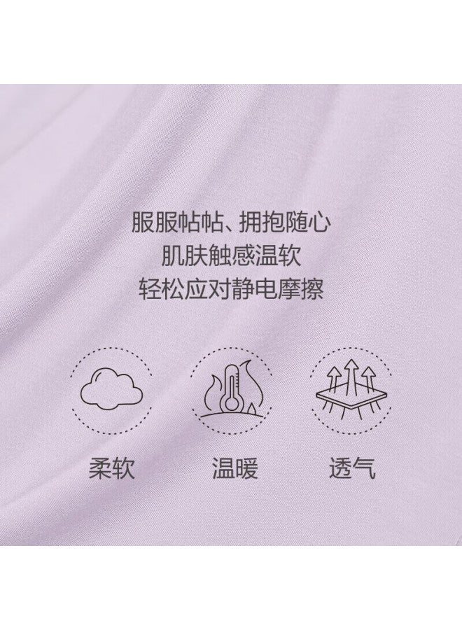 Aimer Women's Single-layer Long Pants Underwear, Autumn Thermal Underwear, Am739021, Blue, Size 170