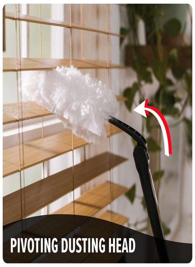 Dirt Devil Telescoping Extended Reach Duster, Hand Duster for Multi-Surface Cleaning, Includes Replacement Disposable Heads, Dusters for Home Use - Image 3