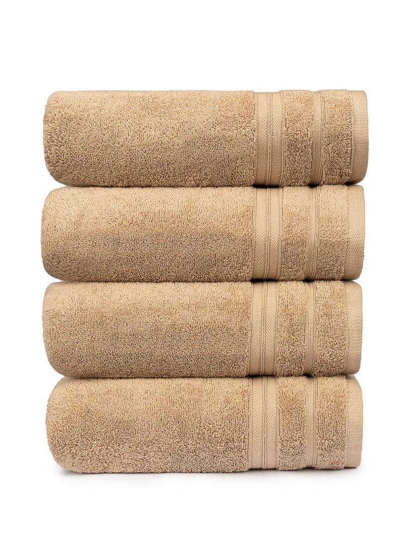CLEANUP TOWELS Cleanup Towels Set of 04 Bath Towels. Size 70x130 Cm. Durable Quality With Excellent Color Options Specially Designed To Match Your Washrooms, Homes, Spas And Hotels As You Desire. Well Absorbant Durable Lasts Long. 550 + GSM Guranteed.  - Image 1