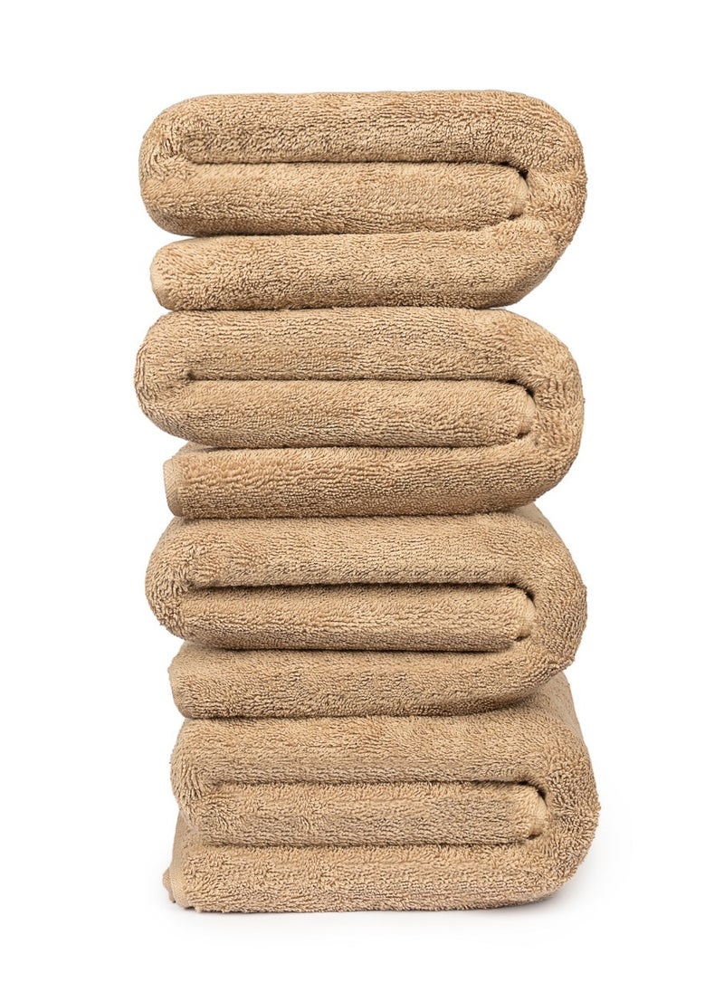 CLEANUP TOWELS Cleanup Towels Set of 04 Bath Towels. Size 70x130 Cm. Durable Quality With Excellent Color Options Specially Designed To Match Your Washrooms, Homes, Spas And Hotels As You Desire. Well Absorbant Durable Lasts Long. 550 + GSM Guranteed.  - Image 4