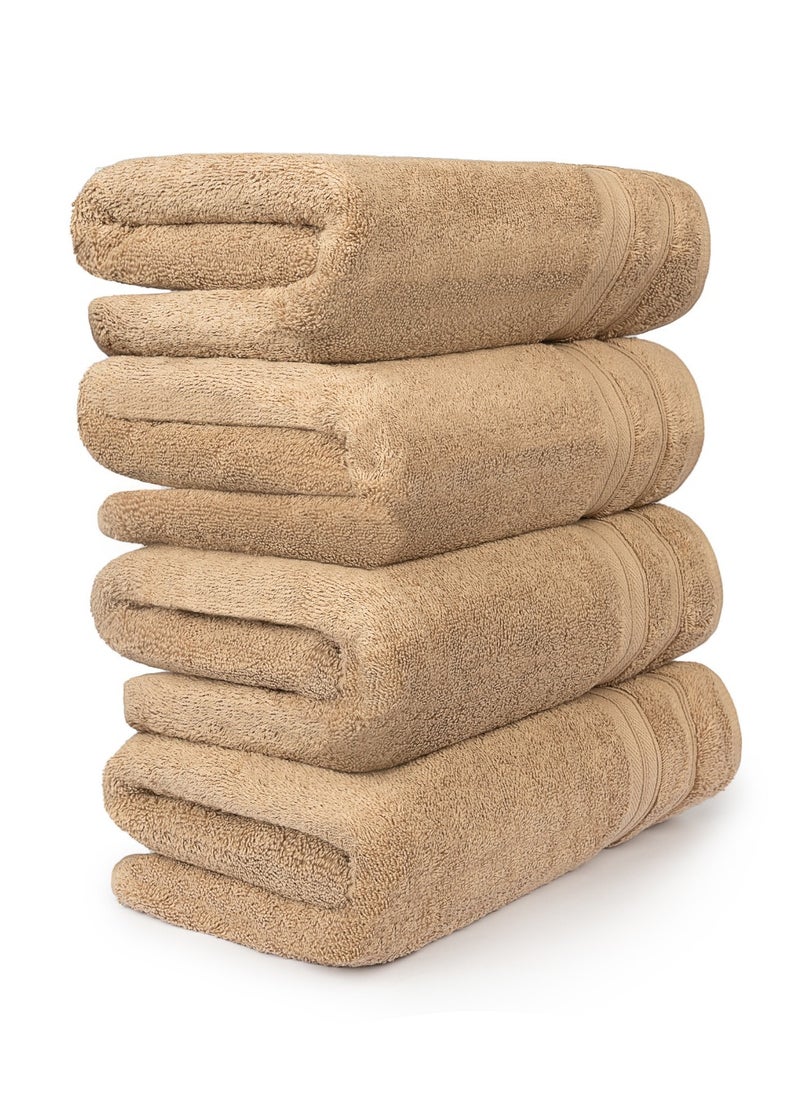 CLEANUP TOWELS Cleanup Towels Set of 04 Bath Towels. Size 70x130 Cm. Durable Quality With Excellent Color Options Specially Designed To Match Your Washrooms, Homes, Spas And Hotels As You Desire. Well Absorbant Durable Lasts Long. 550 + GSM Guranteed.  - Image 3
