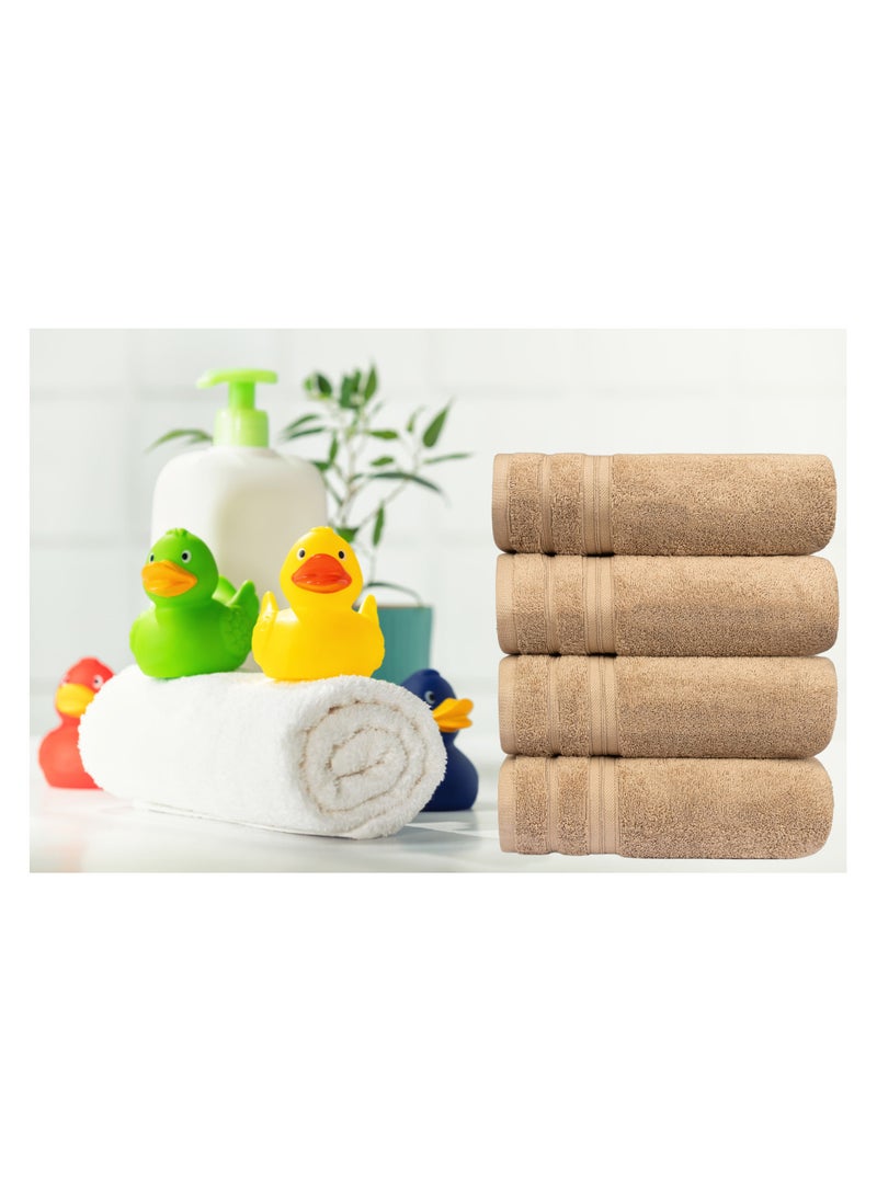 CLEANUP TOWELS Cleanup Towels Set of 04 Bath Towels. Size 70x130 Cm. Durable Quality With Excellent Color Options Specially Designed To Match Your Washrooms, Homes, Spas And Hotels As You Desire. Well Absorbant Durable Lasts Long. 550 + GSM Guranteed.  - Image 2
