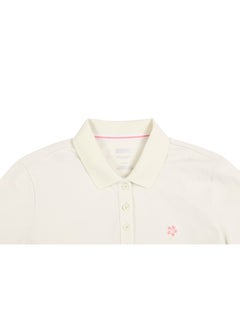 TOREAD Women's Functional Polo Short Sleeve T-Shirt - TAJJBN82772 Beige  - Image 3