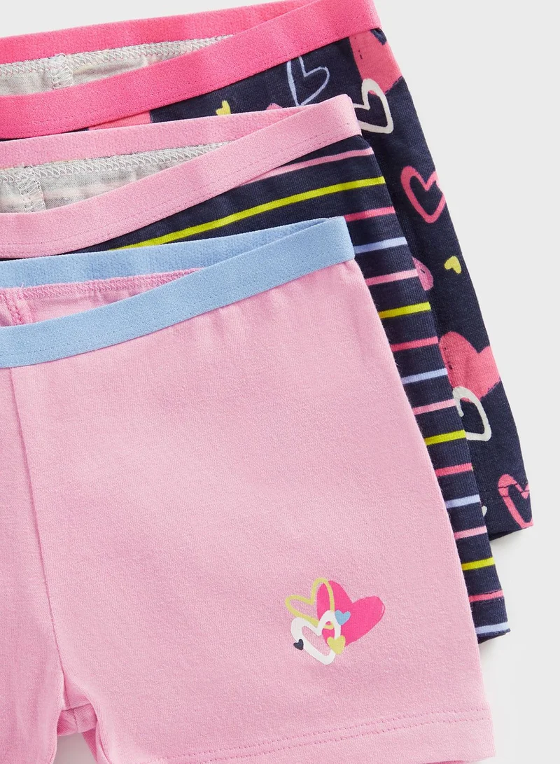mothercare Kids 3 Pack Assorted Shorts
